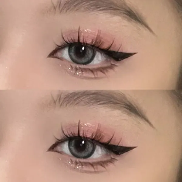 محبوب ترین مدل آرایش عروسکی چشم 1405؛ وقتی نگاهت کیوت میشود، نه مصنوعی! 13 Eye doll makeup 7