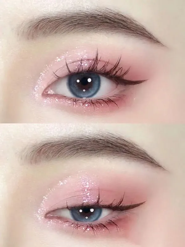 محبوب ترین مدل آرایش عروسکی چشم 1405؛ وقتی نگاهت کیوت میشود، نه مصنوعی! 18 Eye doll makeup 9