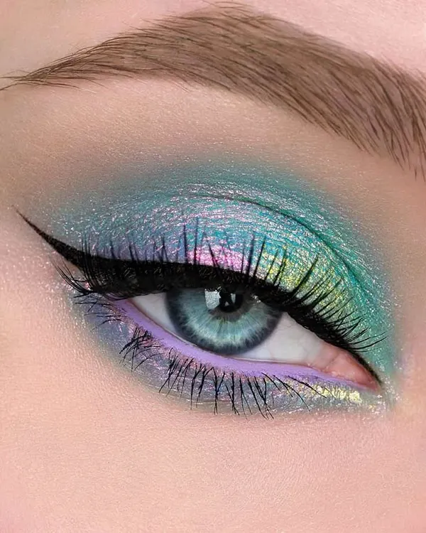 34 عکس سایه چشم جدید و فوق العاده برای مهونی و عروسی! 4 Eye shadow photo 7