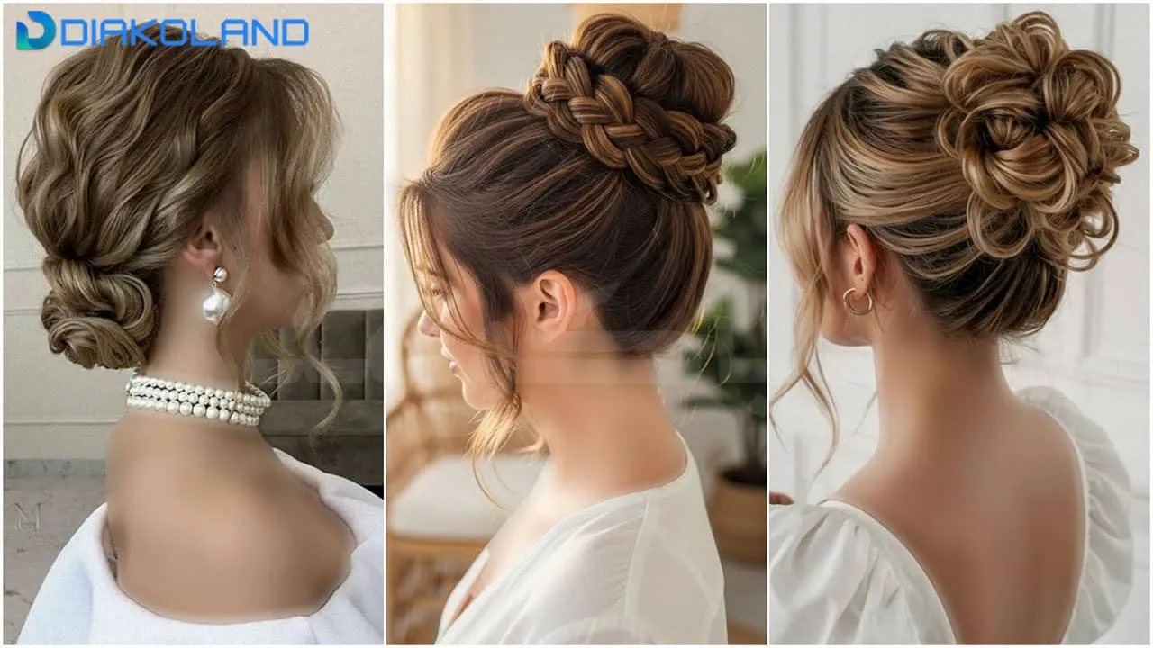 مدل شینیون دخترانه برای عروسی