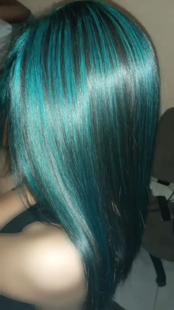 Girls hair color model 23