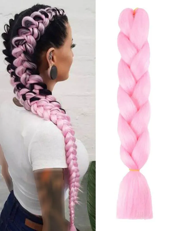 33 مدل بافت مو با موی اضافه رنگی که امسال همه عاشقش شدن! 33 Hair weave model with colored extra hair 28