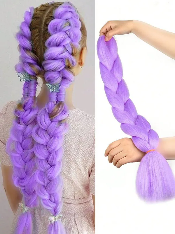 33 مدل بافت مو با موی اضافه رنگی که امسال همه عاشقش شدن! 4 Hair weave model with colored extra hair 3