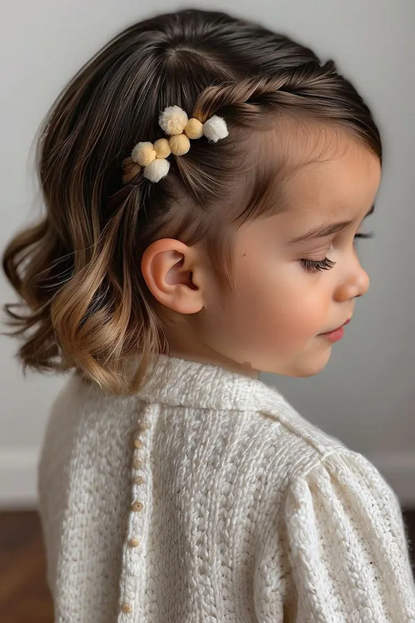 مدل مو برای دختر 12 ساله برای عروسی کوتاه | شیک، کیوت و مناسب سن! 26 Hairstyles for a 12 year old girl for a short wedding 19