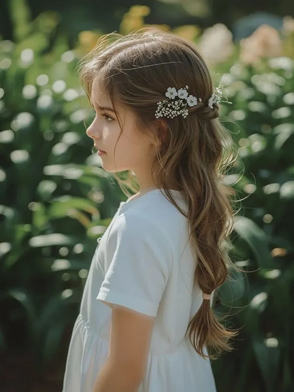 مدل مو برای دختر 12 ساله برای عروسی کوتاه | شیک، کیوت و مناسب سن! 5 Hairstyles for a 12 year old girl for a short wedding 2