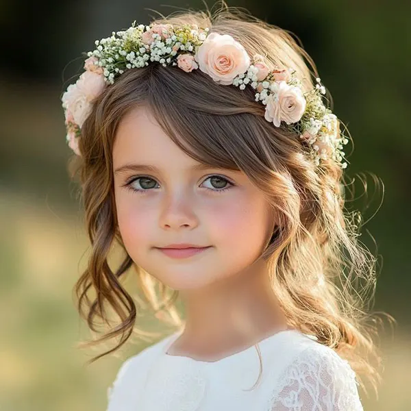 مدل مو برای دختر 12 ساله برای عروسی کوتاه | شیک، کیوت و مناسب سن! 30 Hairstyles for a 12 year old girl for a short wedding 22