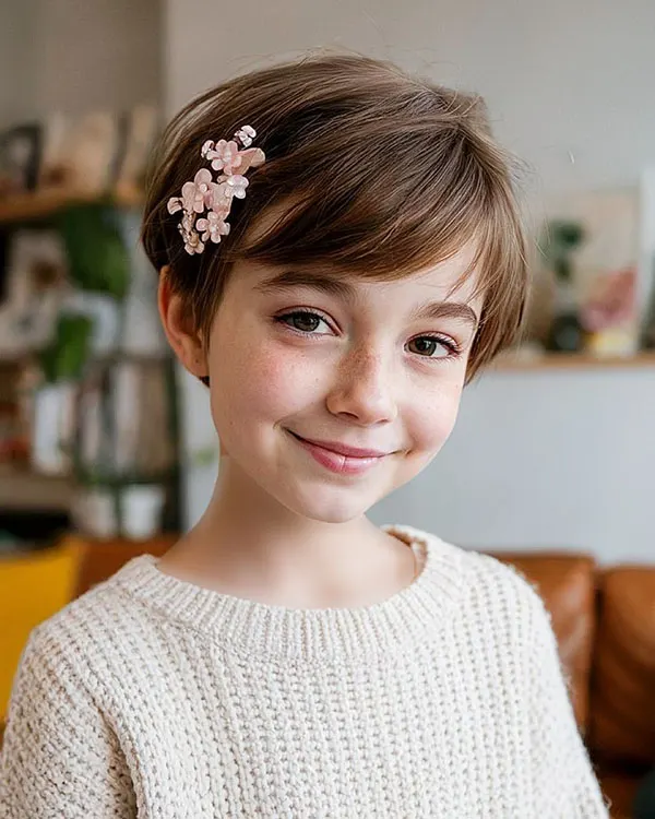 مدل مو برای دختر 12 ساله برای عروسی کوتاه | شیک، کیوت و مناسب سن! 29 Hairstyles for a 12 year old girl for a short wedding 23