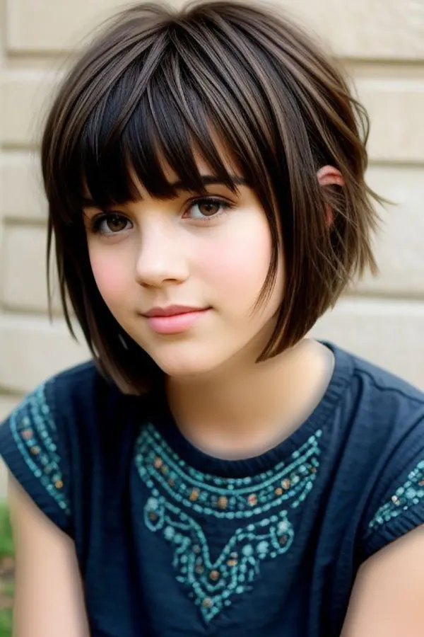 مدل مو برای دختر 12 ساله برای عروسی کوتاه | شیک، کیوت و مناسب سن! 34 Hairstyles for a 12 year old girl for a short wedding 26