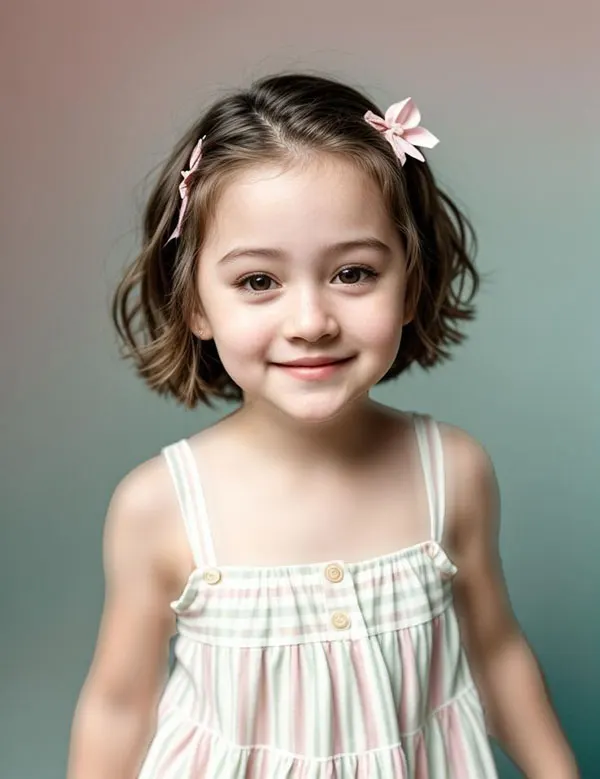 مدل مو برای دختر 12 ساله برای عروسی کوتاه | شیک، کیوت و مناسب سن! 7 Hairstyles for a 12 year old girl for a short wedding 4