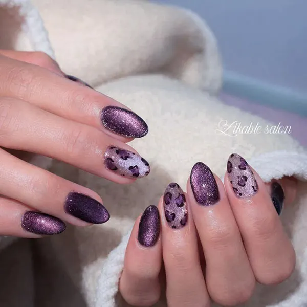 طرح ناخن مگنتی جدید 2026؛ ترندی که دستها را لوکستر نشان میدهد! 17 Magnetic nail design 13