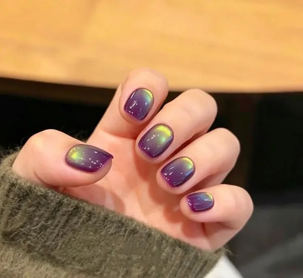 طرح ناخن مگنتی جدید 2026؛ ترندی که دستها را لوکستر نشان میدهد! 18 Magnetic nail design 14
