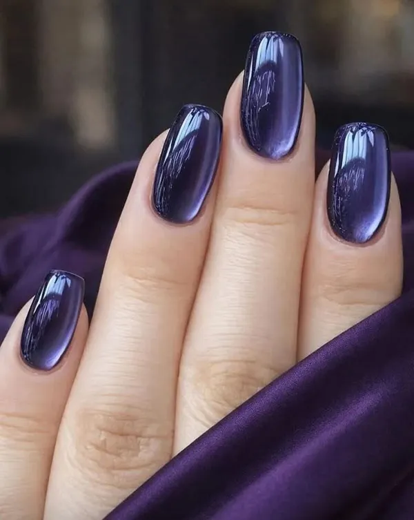 طرح ناخن مگنتی جدید 2026؛ ترندی که دستها را لوکستر نشان میدهد! 27 Magnetic nail design 23