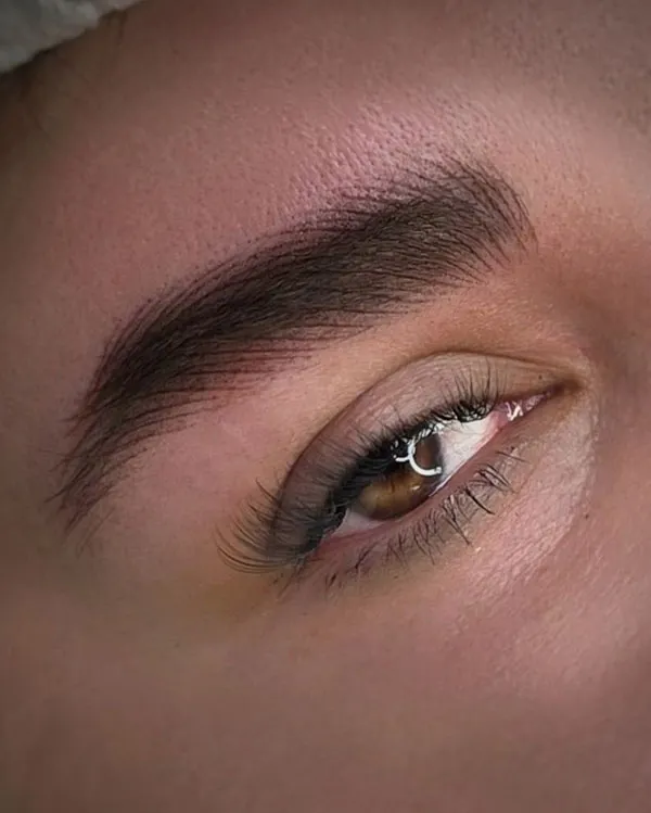32 مدل کاشت ابرو طبیعی؛ انتخاب دخترهایی که از مداد ابرو خسته شدهاند! 14 Natural eyebrow implantation 10