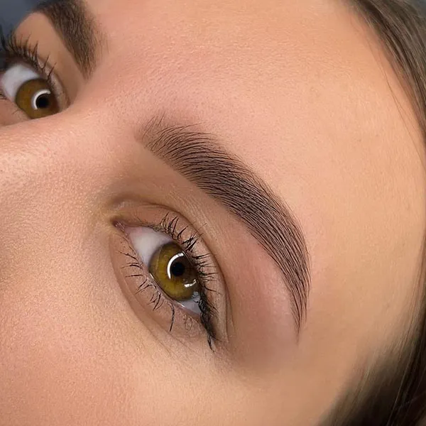 32 مدل کاشت ابرو طبیعی؛ انتخاب دخترهایی که از مداد ابرو خسته شدهاند! 9 Natural eyebrow implantation 9