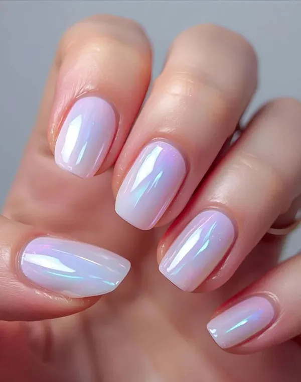 Natural gel nail design for girls 17