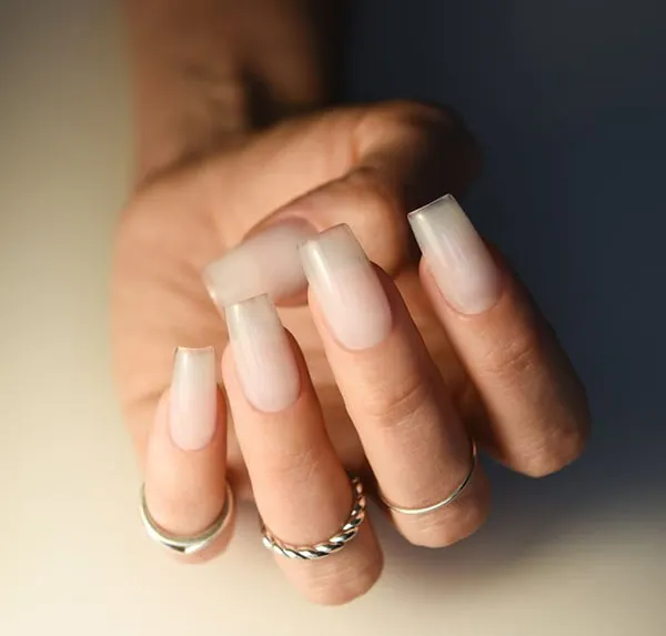 Natural gel nail design for girls 21