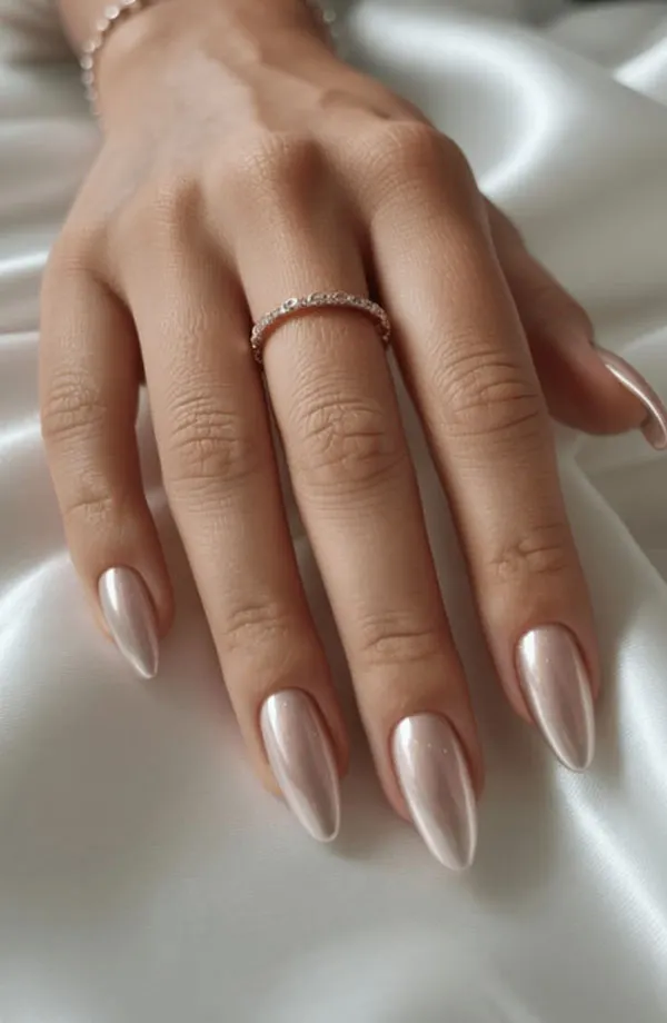 Natural gel nail design for girls 24
