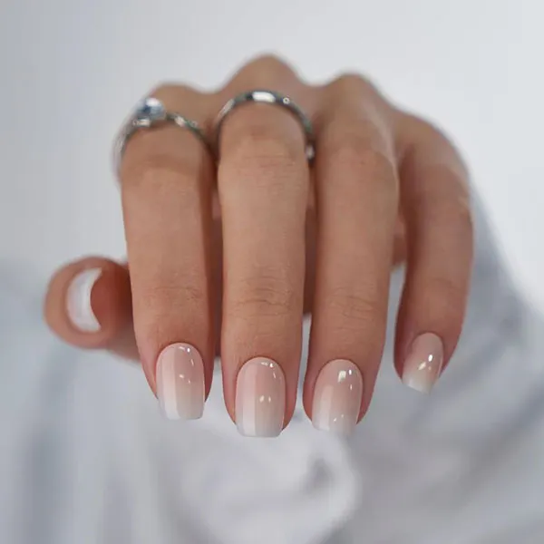 Natural gel nail design for girls 4