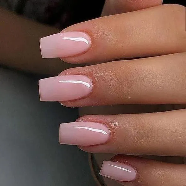 Natural gel nail design for girls 5