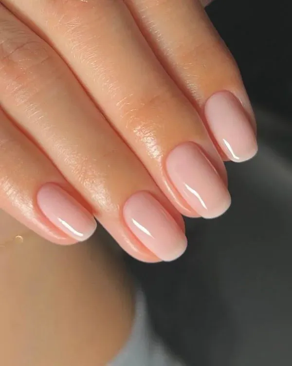 Natural gel nail design for girls 7