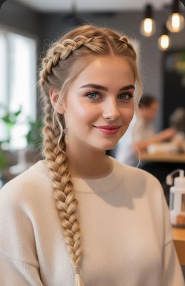 New hair weave model in front of the head 19 1