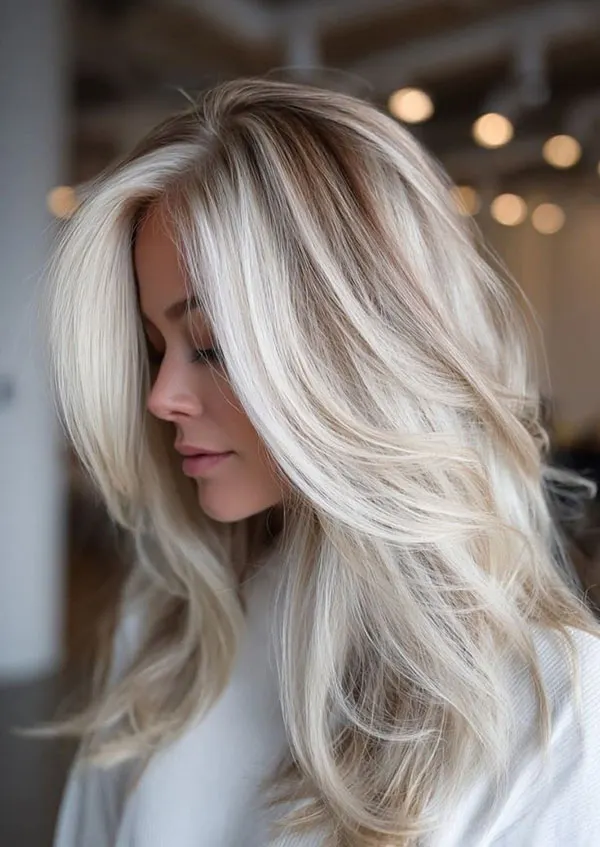 مدل رنگ مو هایلایت روشن جدید 2026؛ تغییر کوچکی که استایلتو متحول میکنه! 26 New light highlight hair color 22