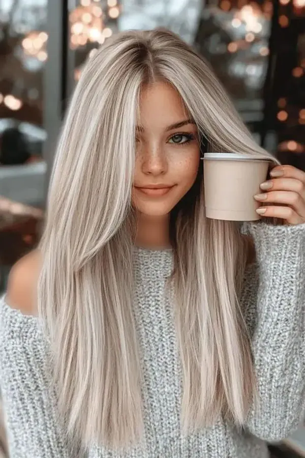 مدل رنگ مو هایلایت روشن جدید 2026؛ تغییر کوچکی که استایلتو متحول میکنه! 29 New light highlight hair color 27