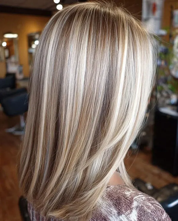 مدل رنگ مو هایلایت روشن جدید 2026؛ تغییر کوچکی که استایلتو متحول میکنه! 32 New light highlight hair color 28
