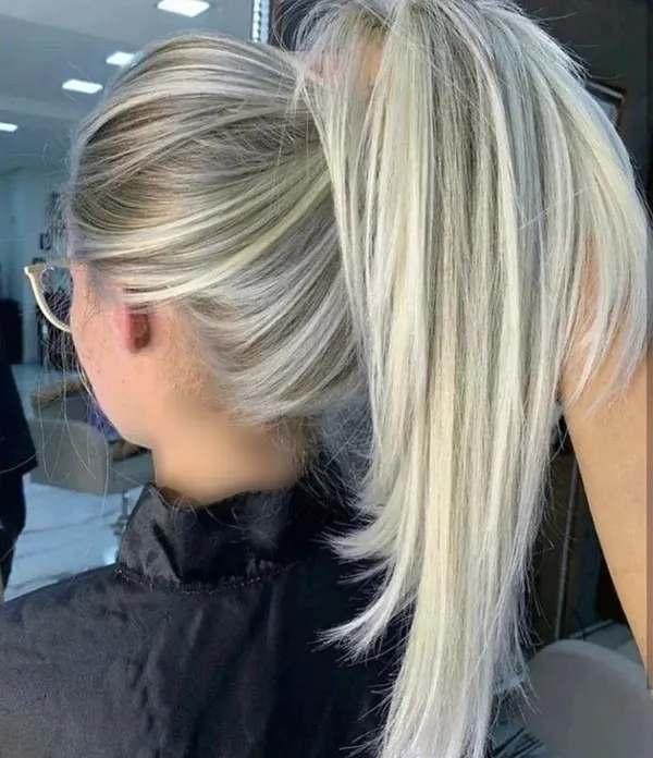 مدل رنگ مو هایلایت روشن جدید 2026؛ تغییر کوچکی که استایلتو متحول میکنه! 33 New light highlight hair color 31