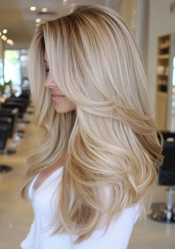 مدل رنگ مو هایلایت روشن جدید 2026؛ تغییر کوچکی که استایلتو متحول میکنه! 9 New light highlight hair color 8