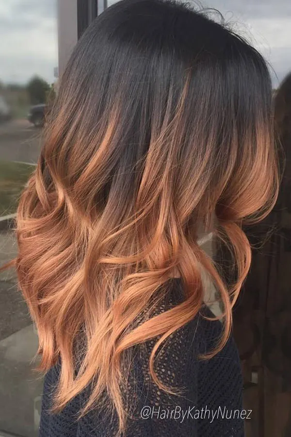 31 مدل رنگ موی امبره ترند سال؛صورتت رو روشنتر و استایلت رو خاصتر میکنه! 17 Ombre hair color 16