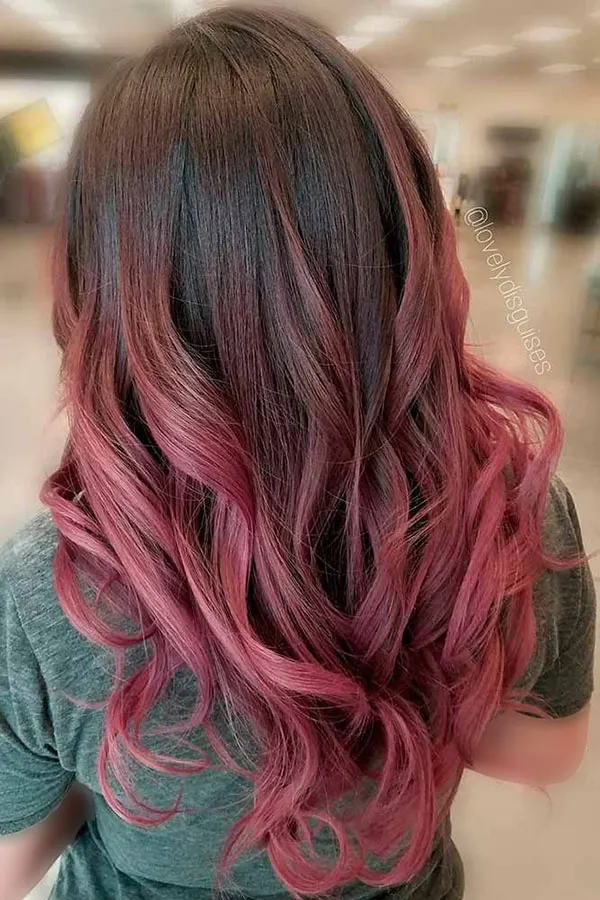 31 مدل رنگ موی امبره ترند سال؛صورتت رو روشنتر و استایلت رو خاصتر میکنه! 10 Ombre hair color 7