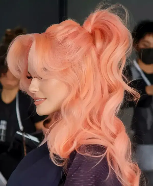 Peach hair color 20