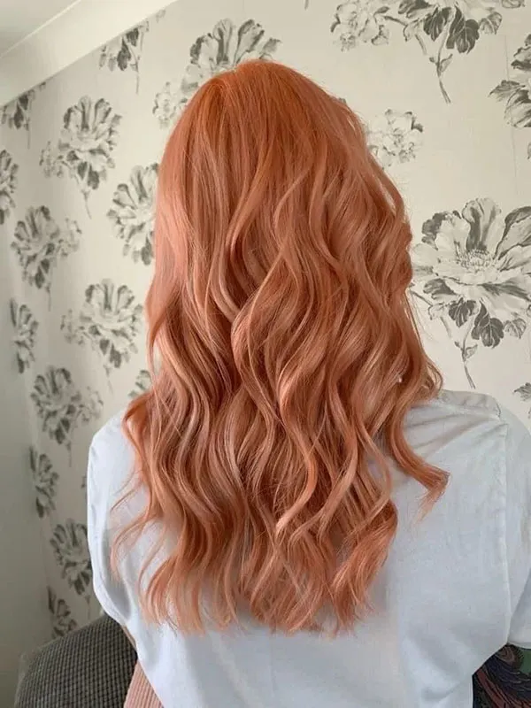 Peach hair color 23