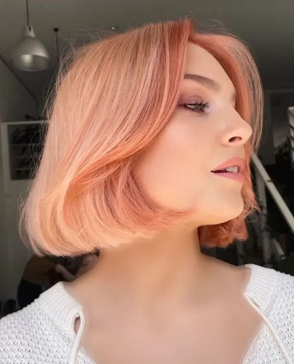 Peach hair color 27