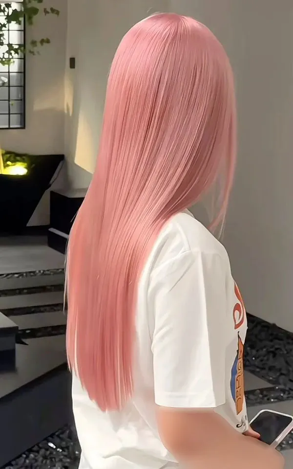 Peach hair color 7