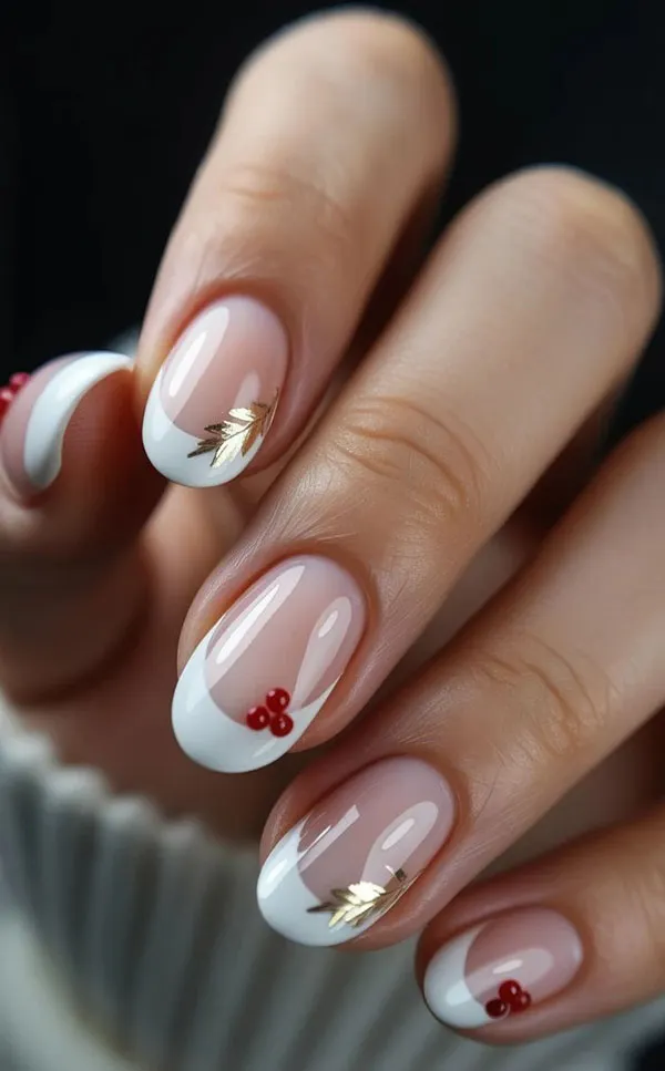 32 مدل ناخن فرنچ کوتاه؛ انتخاب دخترهای مینیمال و خوشاستایل! 5 Short French nail style 1