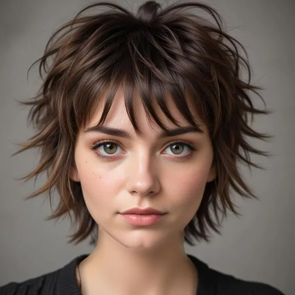 Short summer shaggy hairstyle 12