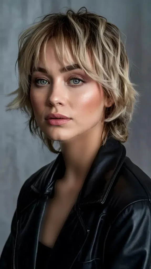 Short summer shaggy hairstyle 21