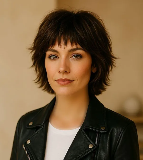 Short summer shaggy hairstyle 30