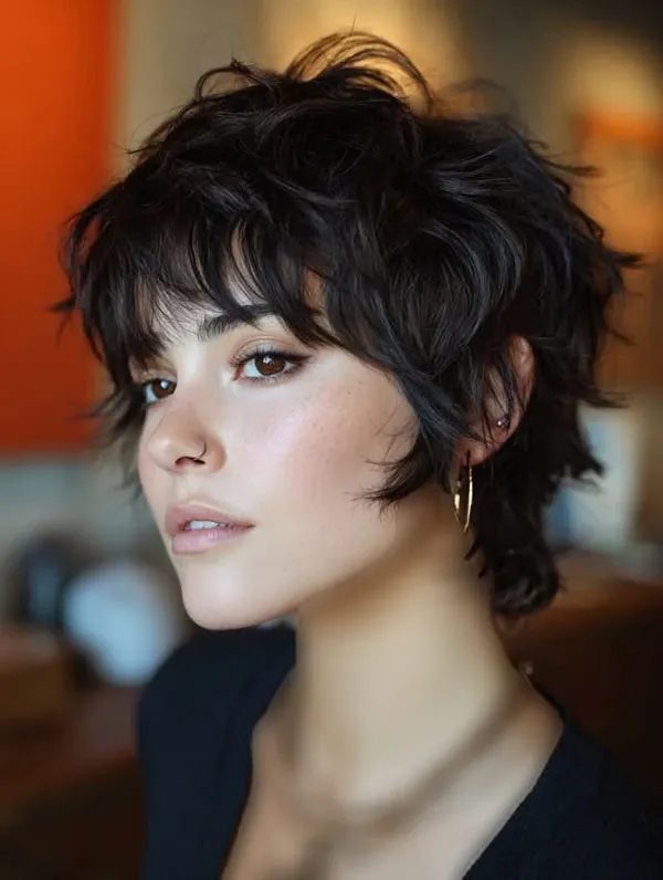 Short summer shaggy hairstyle 32