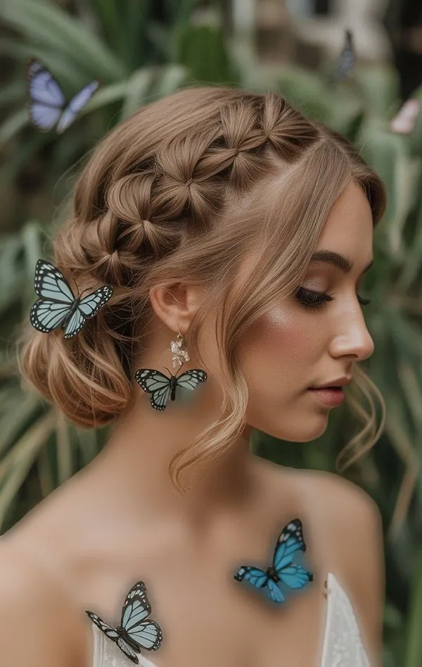 Simple and stylish girls hair weave in the front 25