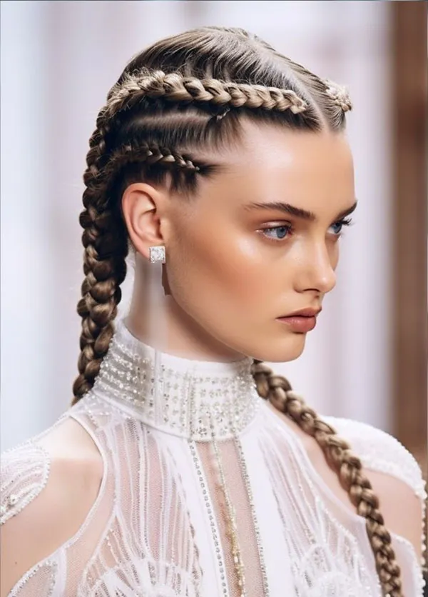 Simple and stylish girls hair weave in the front 26