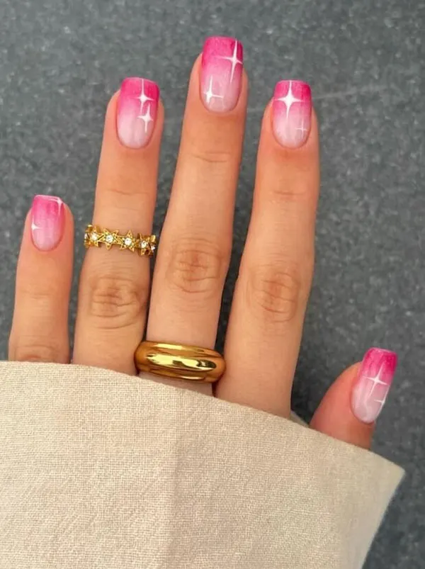 33 طرح ناخن مربع بلند و کوتاه؛ برای وقتی که ناخن ساده ولی خاص میخوای! 8 Square nail design 5