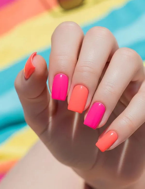 30 رنگ ناخن تابستانی 2026؛ امسال همه عاشق این رنگها شدن! 20 Summer nail color 14
