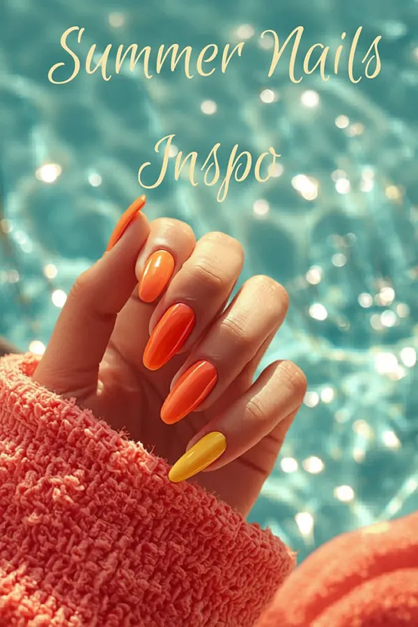 30 رنگ ناخن تابستانی 2026؛ امسال همه عاشق این رنگها شدن! 22 Summer nail color 16