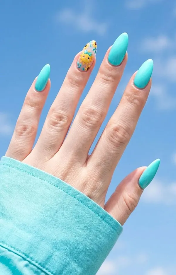 30 رنگ ناخن تابستانی 2026؛ امسال همه عاشق این رنگها شدن! 21 Summer nail color 17