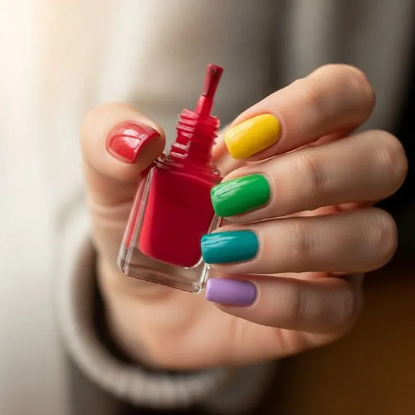 30 رنگ ناخن تابستانی 2026؛ امسال همه عاشق این رنگها شدن! 24 Summer nail color 18