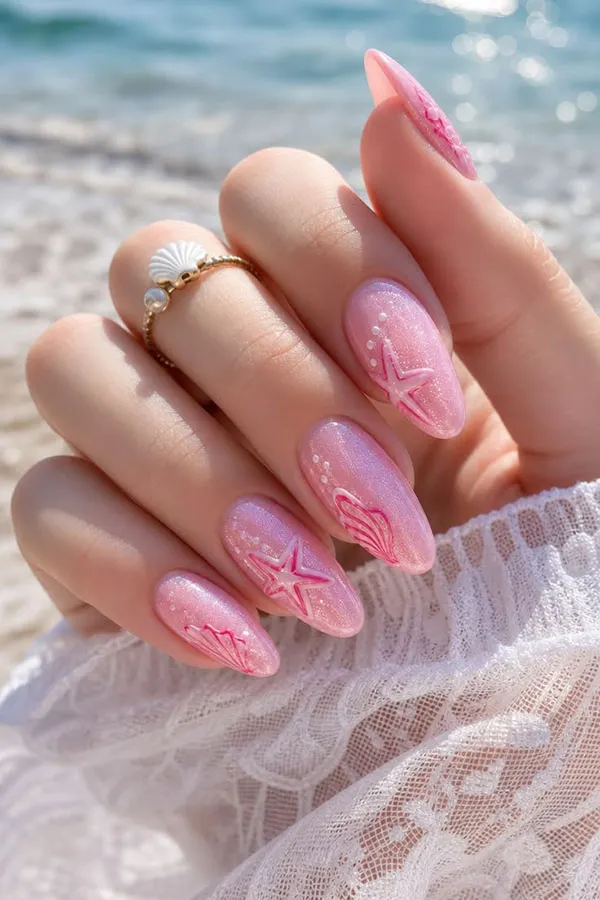 30 رنگ ناخن تابستانی 2026؛ امسال همه عاشق این رنگها شدن! 25 Summer nail color 19