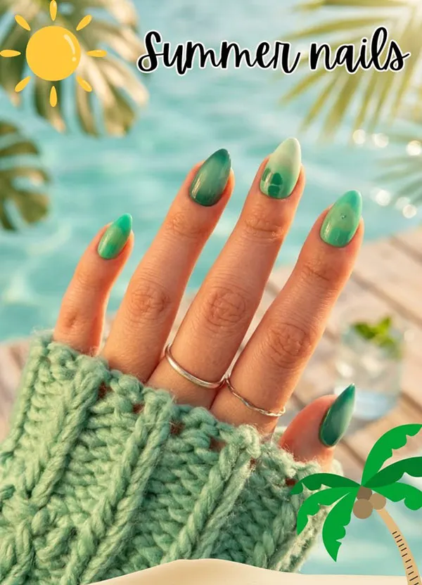 30 رنگ ناخن تابستانی 2026؛ امسال همه عاشق این رنگها شدن! 9 Summer nail color 5